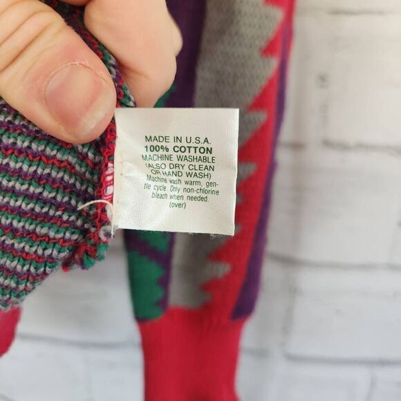 Pendleton Multicolor High Grade Western Wear Crew Neck Pullover Sweater Medium - Picture 11 of 12